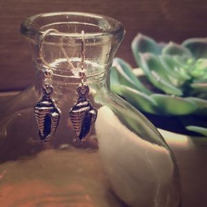 Shell Earrings Silver-plated